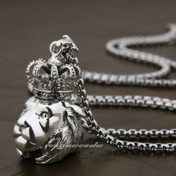 Guardian Crown Pendant 925 Sterling Silver