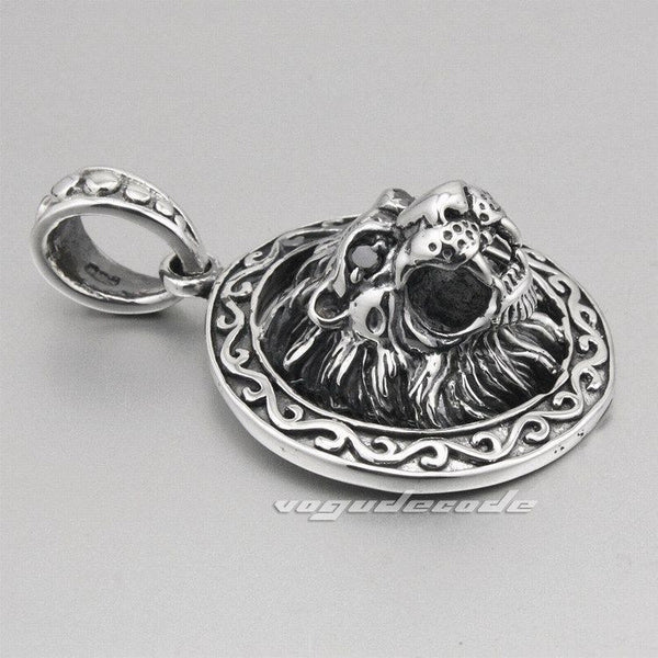 Guarsian Pride Pendant 925 Sterling Silver & CZ Stone